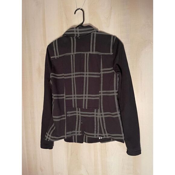 Hurley women's‎ black and white patterned blazer jacket, size medium - Picture 12 of 16